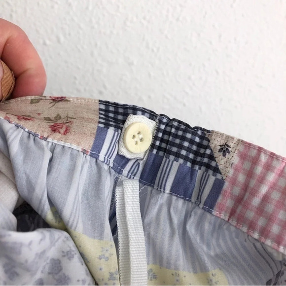 NWT Lapin House skirt patchwork blue & pink cotton high-low size 8 years - Picture 7 of 11